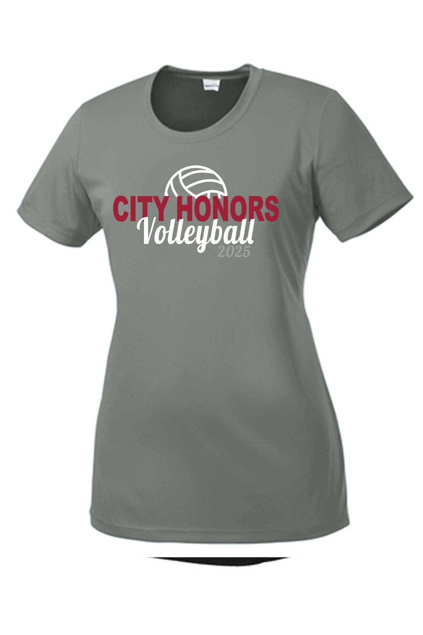 BPS 195 Volleyball 2025 Logo2 Ladies Performance T-shirt