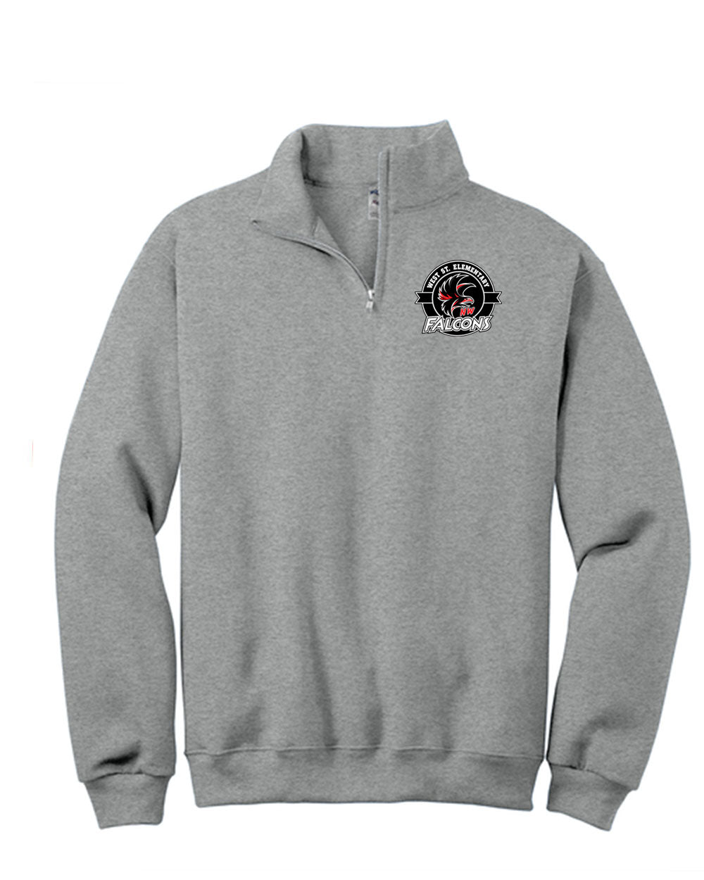 West Street Elementary Cotton Quarter Zip Pullover