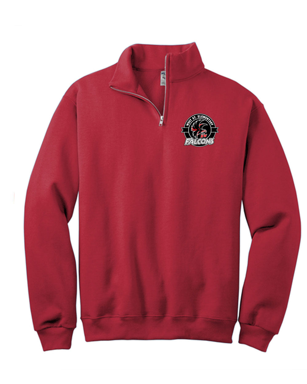 West Street Elementary Cotton Quarter Zip Pullover