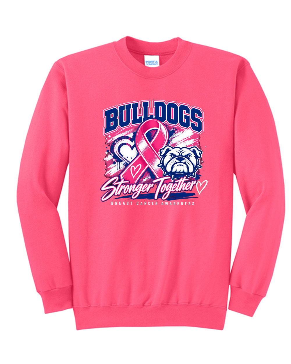 BPS 301 Stronger Together Cotton Long Sleeve T-shirt