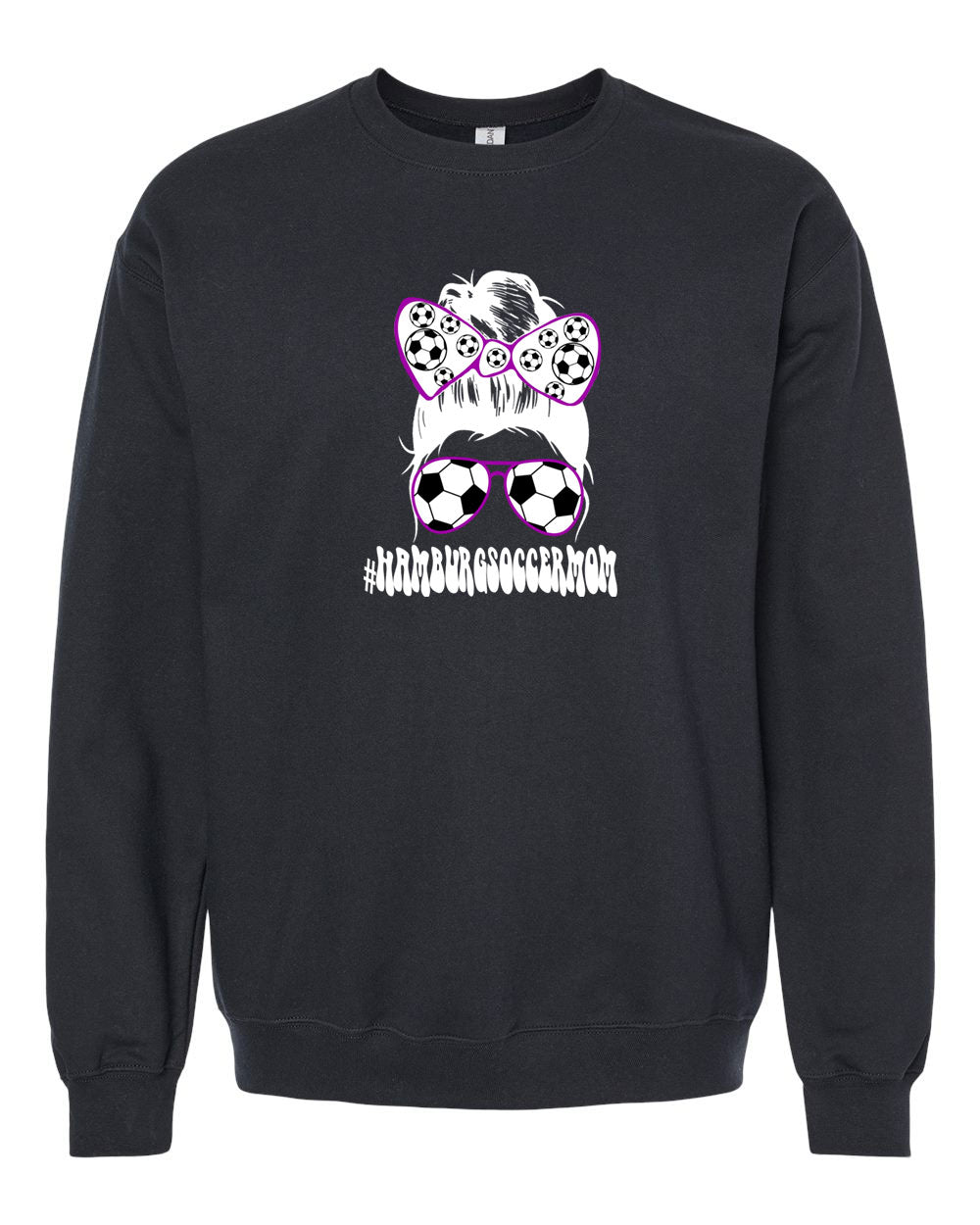 Hamburg Soccer Mom Crewneck Sweatshirt