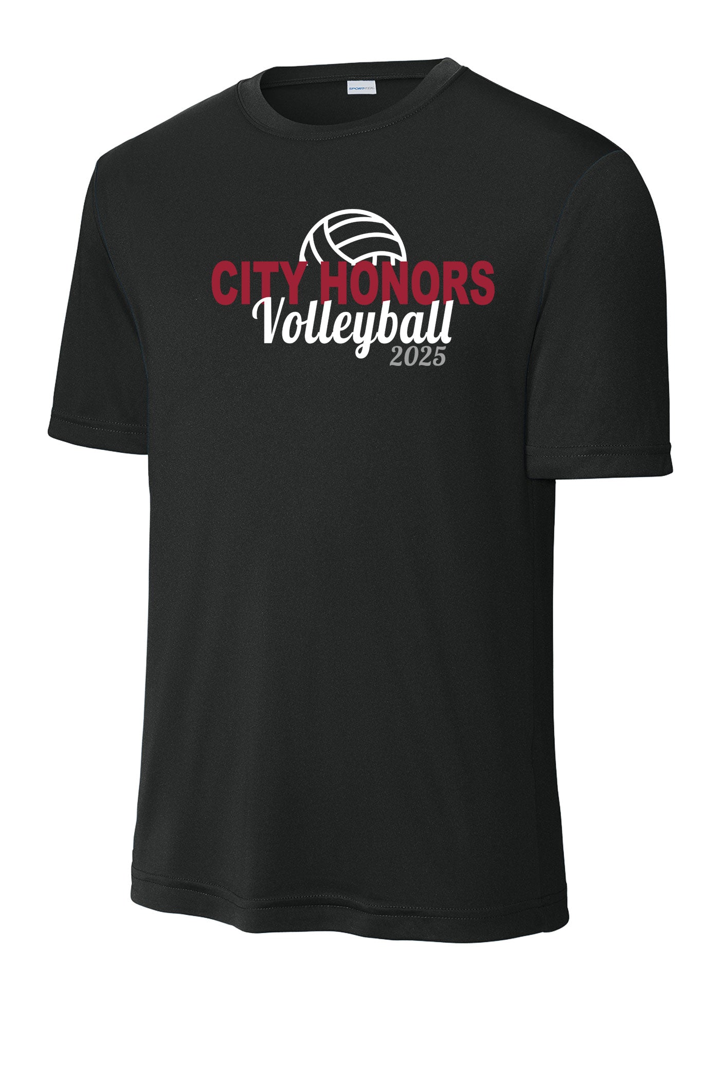 BPS 195 Volleyball 2025 Logo2 Unisex Performance T-shirt