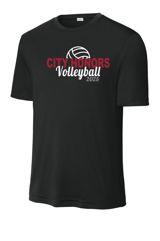 BPS 195 Volleyball 2025 Logo2 Unisex Performance T-shirt