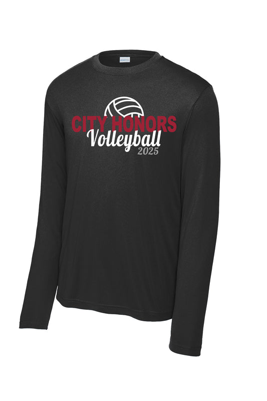 BPS 195 Volleyball 2025 Logo2 Unisex Long Sleeve Performance T-shirt