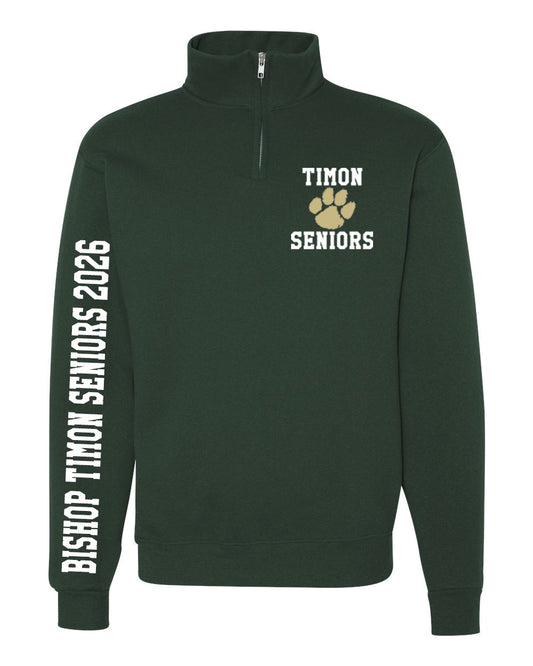 Bishop Timon Seniors Cotton Quarter Zip Pullover