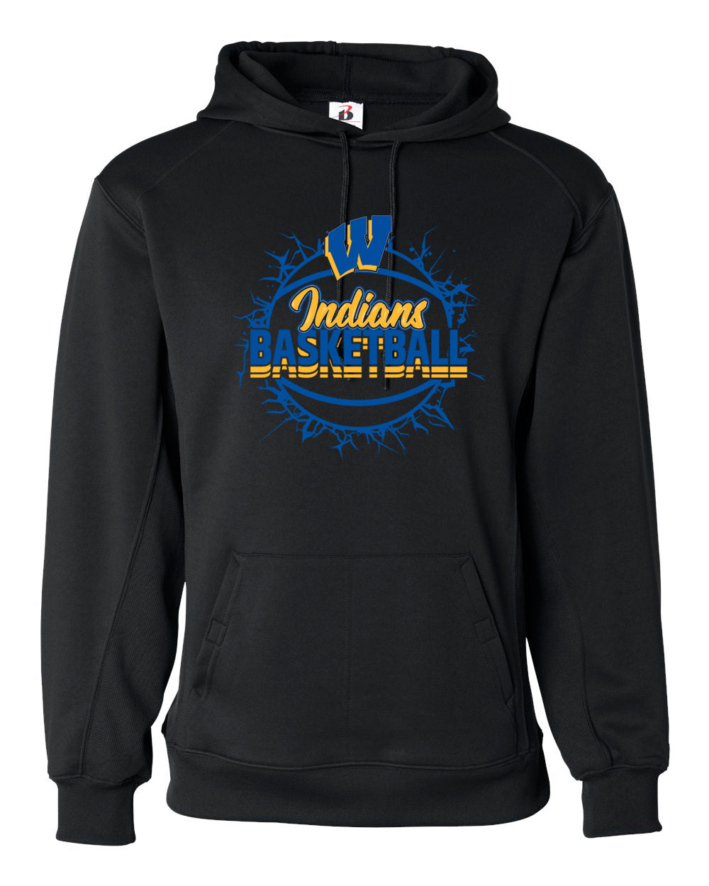 WSW Varsity Badger Hooded Sweatshirt - Adult - Krazy Tees