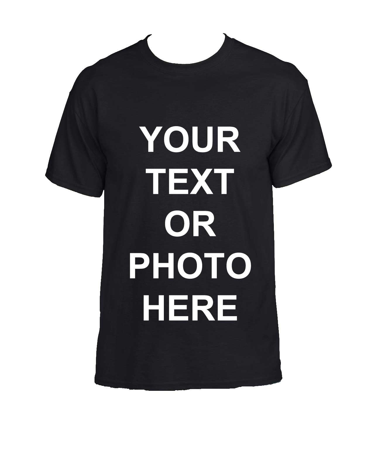 Men's Basic T-shirt (One Sided Design) - Heat Transfer - Krazy Tees