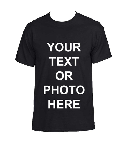 Men's Basic T-shirt (Two Sided Design) - Heat Transfer - Krazy Tees