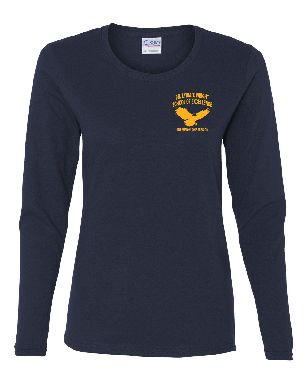 BPS 89 Ladies Long Sleeve Cotton T-shirt