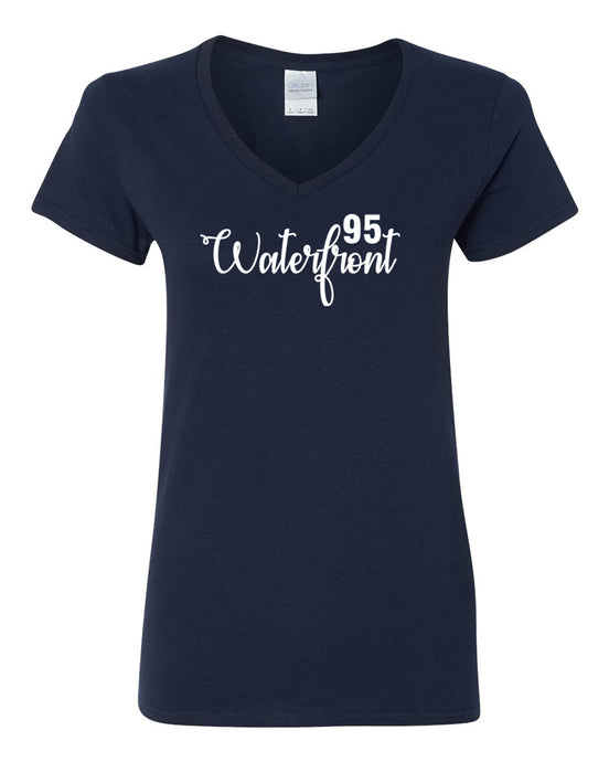 BPS 95 Women's V-Neck Cotton T-shirt - Krazy Tees