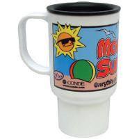 Plastic Travel Mug - 15 oz. - Krazy Tees