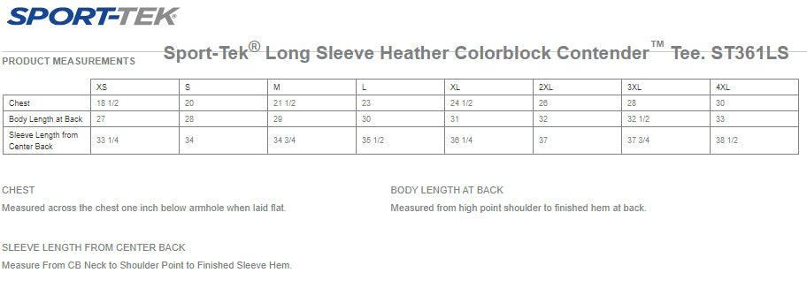 BPS 95 Contender Long Sleeve (Performance) - Krazy Tees