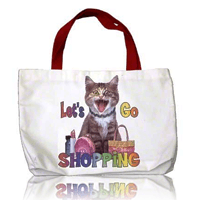 Large Canvas Tote Bags - Krazy Tees