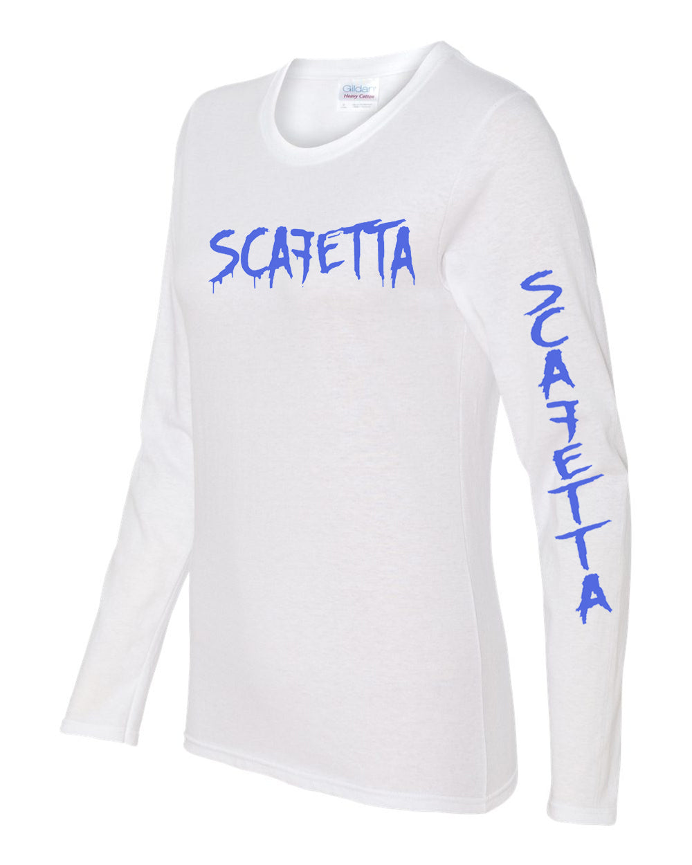 Scafetta Women's Long Sleeve Cotton T-shirt - Krazy Tees
