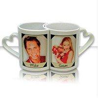 Heart Handle Mug Set