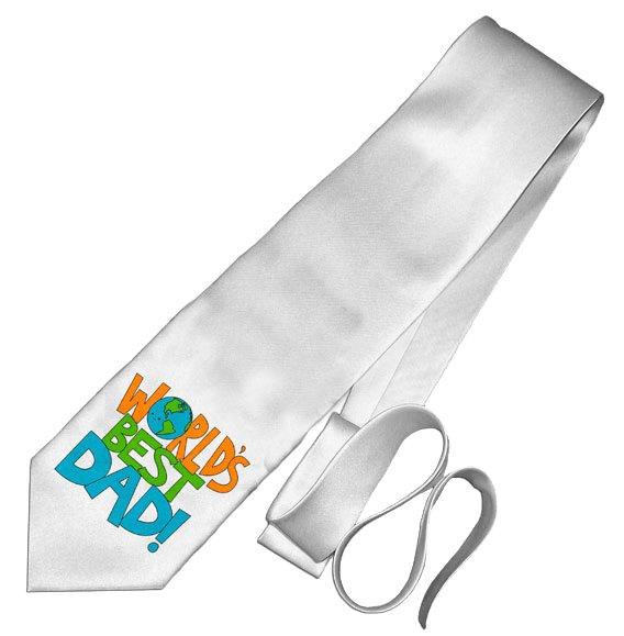 Neck Tie - Glossy White