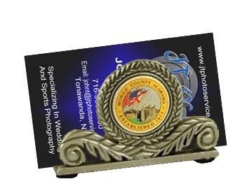 Pewter Business Card Holder