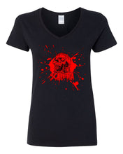 Load image into Gallery viewer, Scafetta Women&#39;s V-Neck Cotton T-shirt - Krazy Tees