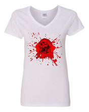 Load image into Gallery viewer, Scafetta Women&#39;s V-Neck Cotton T-shirt - Krazy Tees