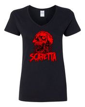 Load image into Gallery viewer, Scafetta Women&#39;s V-Neck Cotton T-shirt - Krazy Tees