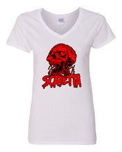 Load image into Gallery viewer, Scafetta Women&#39;s V-Neck Cotton T-shirt - Krazy Tees