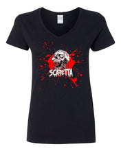 Load image into Gallery viewer, Scafetta Women&#39;s V-Neck Cotton T-shirt - Krazy Tees