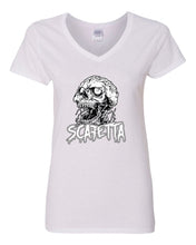 Load image into Gallery viewer, Scafetta Women&#39;s V-Neck Cotton T-shirt - Krazy Tees