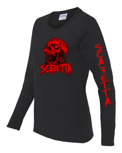 Scafetta Women's Long Sleeve Cotton T-shirt - Krazy Tees