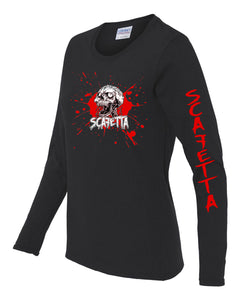 Scafetta Women's Long Sleeve Cotton T-shirt - Krazy Tees