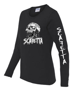 Scafetta Women's Long Sleeve Cotton T-shirt - Krazy Tees