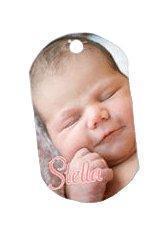 Gloss White Aluminum Dog Tag