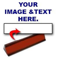 Wood Desk Plate Insert - Krazy Tees