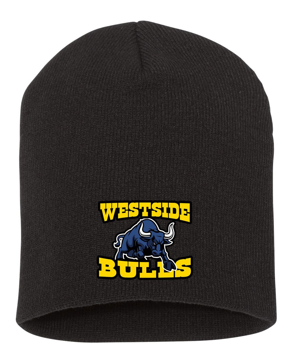 Westside 8 Inch Beanie - Bull Logo