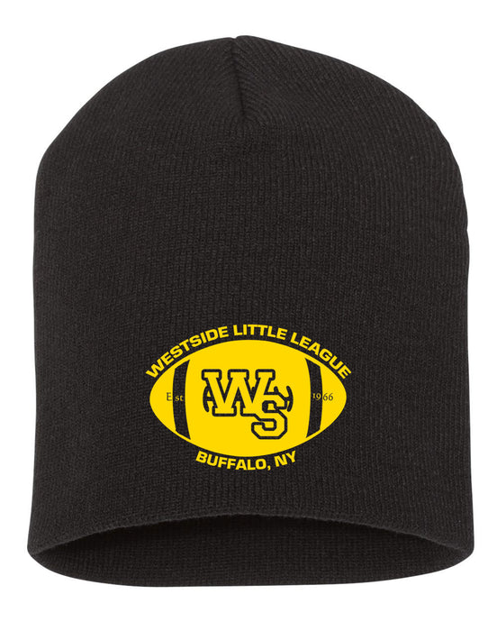 Westside 8 Inch Beanie - Football Logo