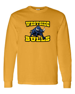 Westside Cotton Long Sleeve T-shirt - Bull Logo