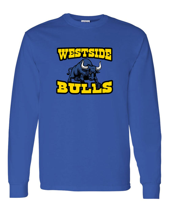 Westside Cotton Long Sleeve T-shirt - Bull Logo