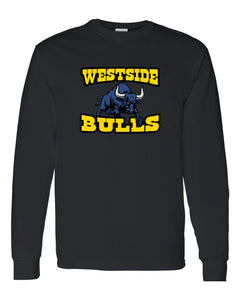 Westside Cotton Long Sleeve T-shirt - Bull Logo