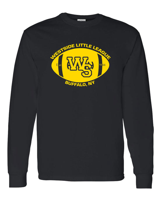 Westside Cotton Long Sleeve T-shirt - Football Logo