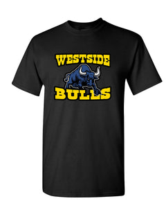 Westside 50/50 Blended T-shirt - Bull Logo