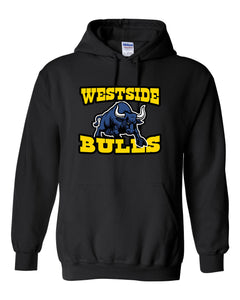 Westside Pullover Hooded Sweatshirt - Bull Logo