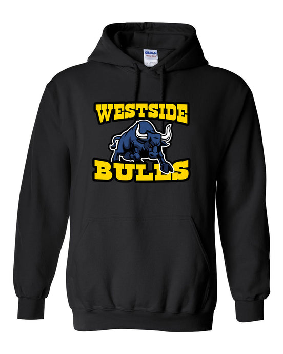 Westside Pullover Hooded Sweatshirt - Bull Logo