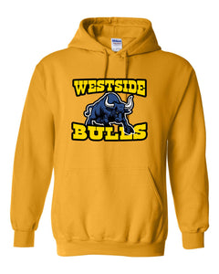 Westside Pullover Hooded Sweatshirt - Bull Logo